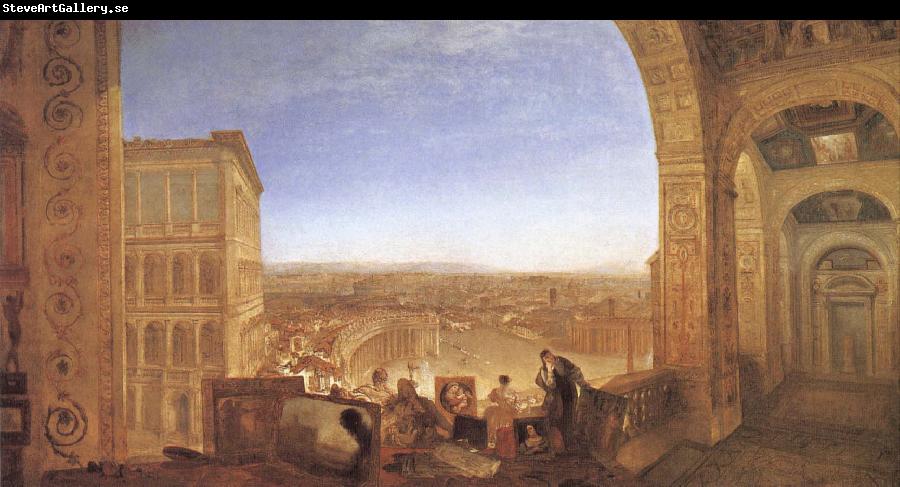 J.M.W. Turner Rome,From the Vatican Raffalle